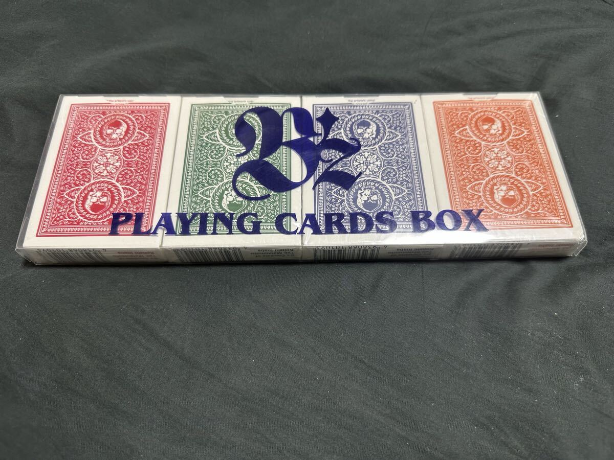 未使用 B'z ビーズ トランプ プレイングカード BOX 松本孝弘 稲葉浩志 グッズ 