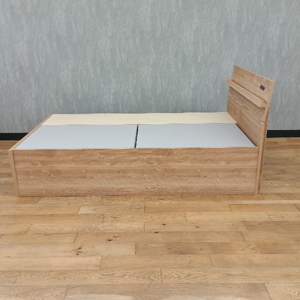 【直接引取限定!】シングル ベッドフレーム ベージュ ベッド台 フレームのみ 一人暮らし ワンルーム おしゃれ_画像5