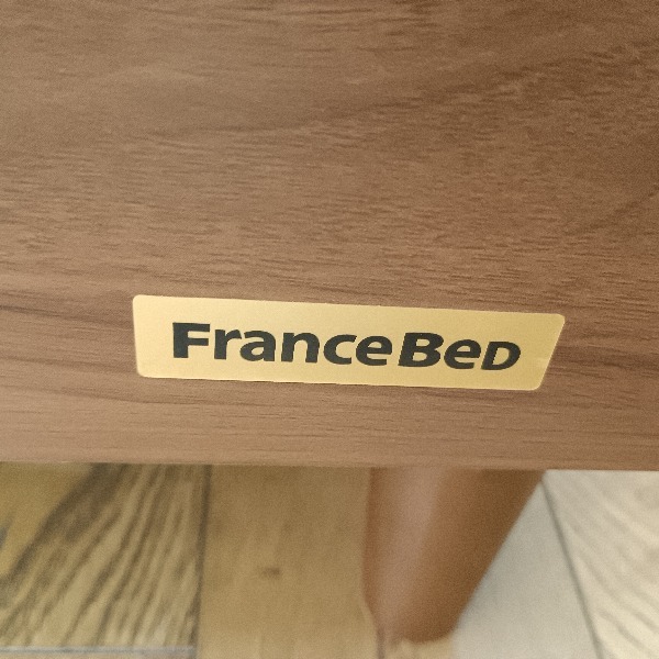 【直接引取限定！】France Bed/フランス ベッド シングルベッドフレーム マットレス付き グレー LED照明 ベッド ベッドマット ベッド台_画像3