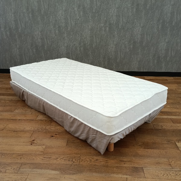 【直接引取限定！】シングル マットレス ホワイト 圧縮ポケットコイルマットレス ベッド ベッドマット_画像1