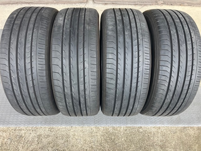  б/у шина 4шт.@! Yokohama BluEarth RV03! минивэн шина!225/45R18 95W!2022 год производство! остаток паз есть!