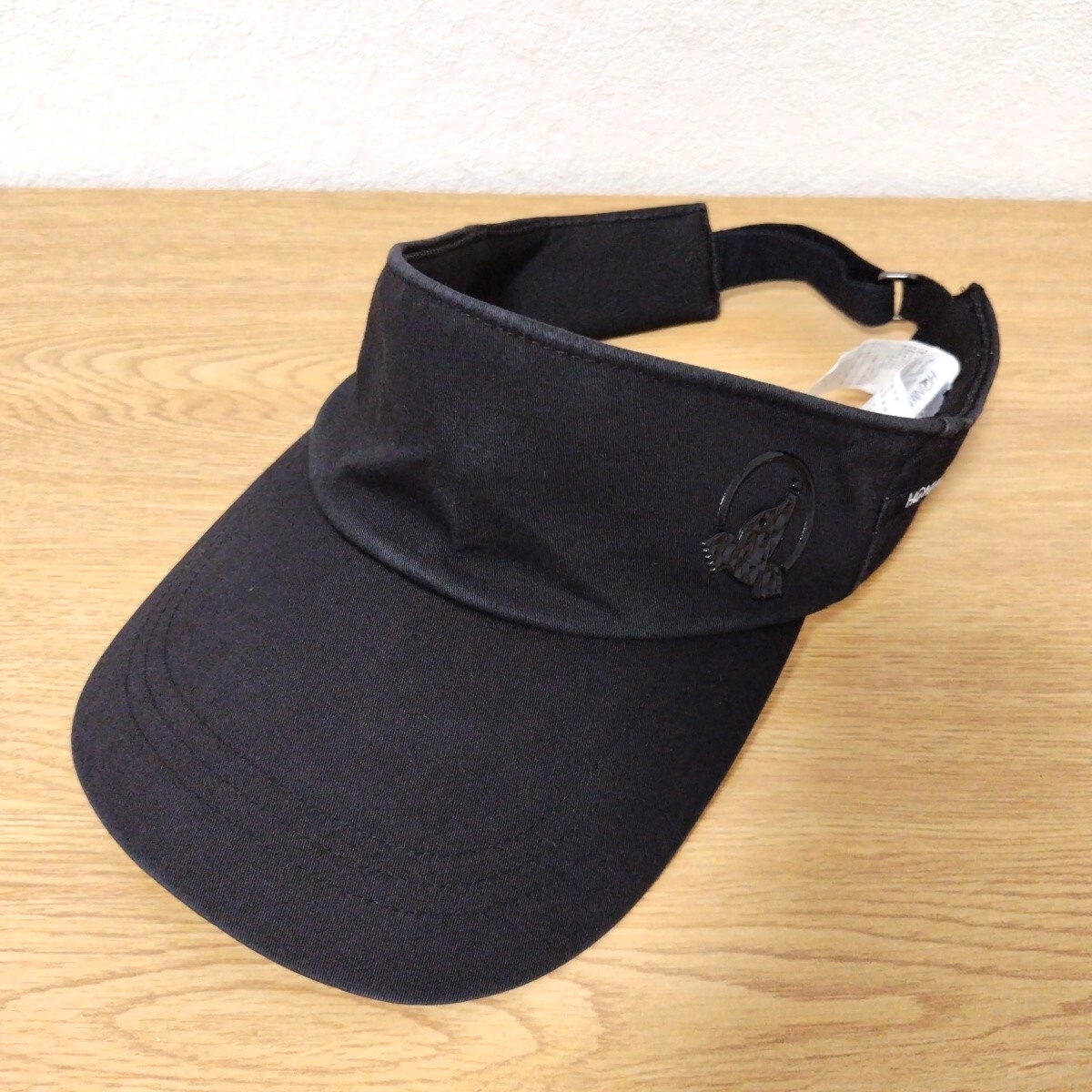 ＼送料無料！／【HONMA GOLF】本間ゴルフ サンバイザー ブラック 黒 フリーサイズ（57〜59cm） ゴルフウェア GOLF スポーツ 日よけ_画像1