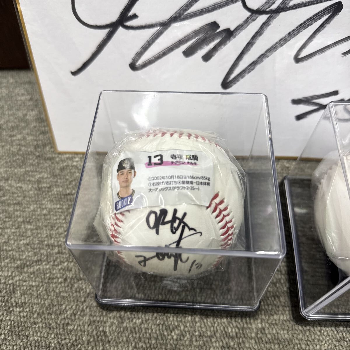オリックス　バファローズ　東山怜士　東　晃平　寺西成綺　麦谷祐介　山中稜真　曽谷龍平　サイン　ボール　色紙　プロ野球　まとめ_画像2