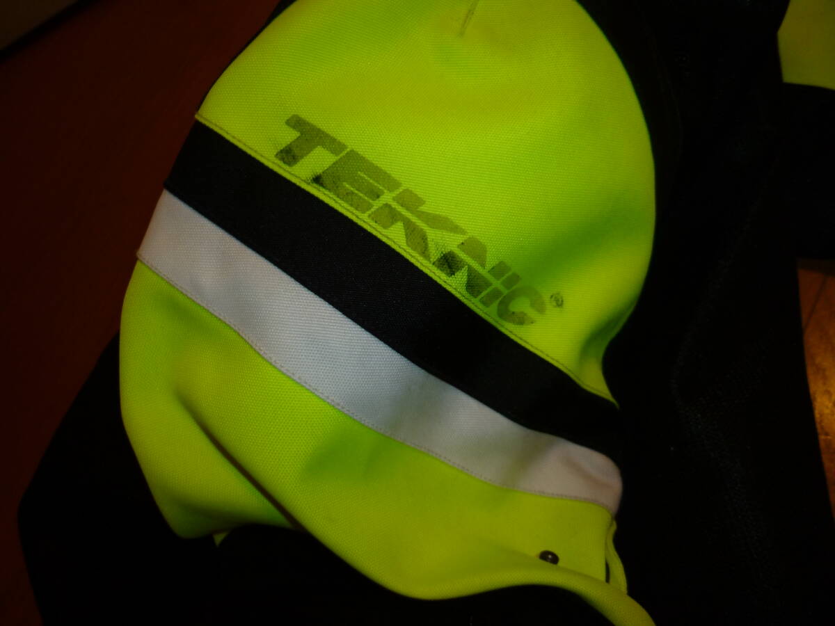 ＵＳＥＤ　テクニーク　TEKNIC　 メッシュジャケット（ブラック/イエロー）　サイズ４６（ＵＳ）　ロゴ剥がれあり_画像9