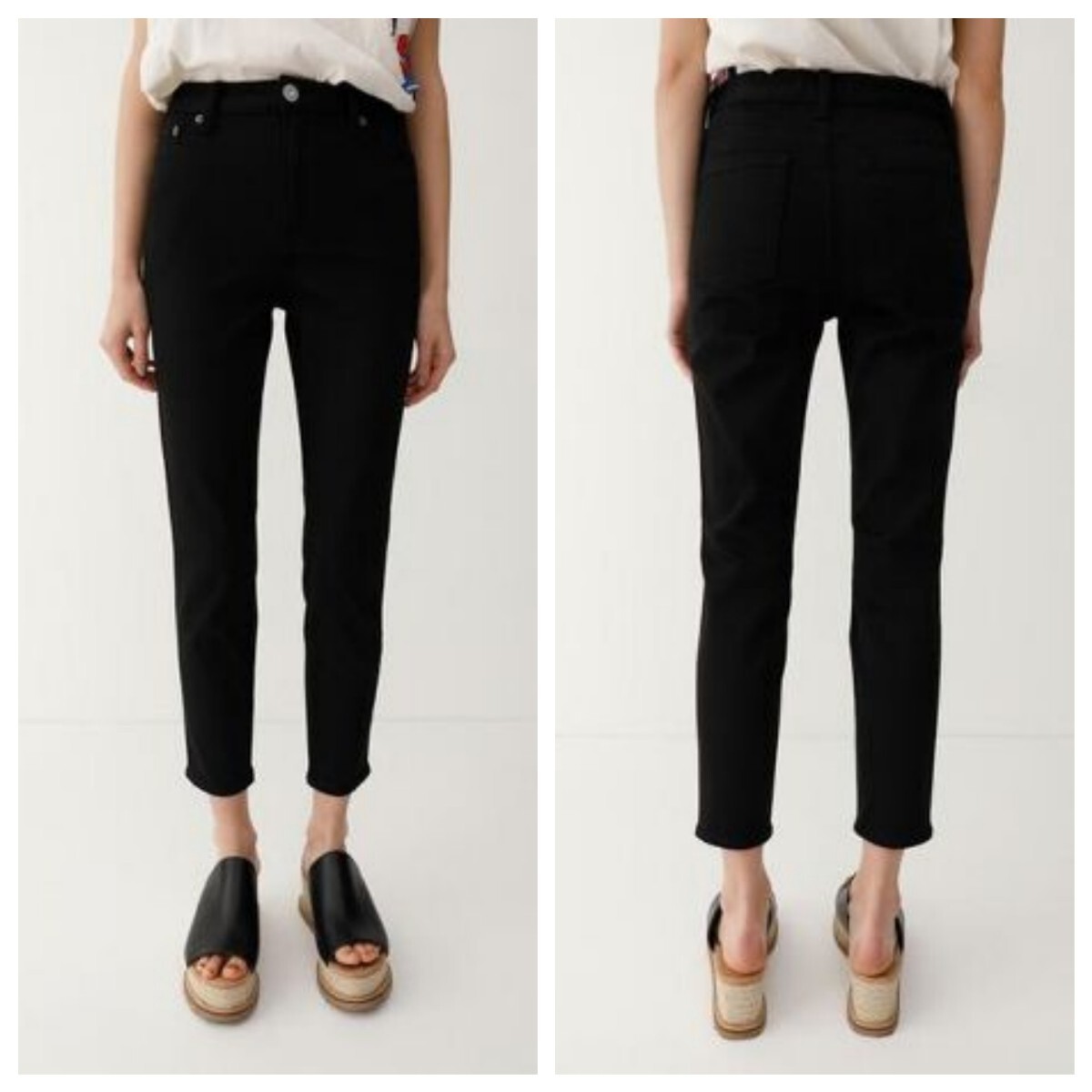 【美脚】MOUSSY マウジー iSKO JW EMOTION BLK SKINNY ブラック スキニー ストレッチ デニムパンツ 26_画像2