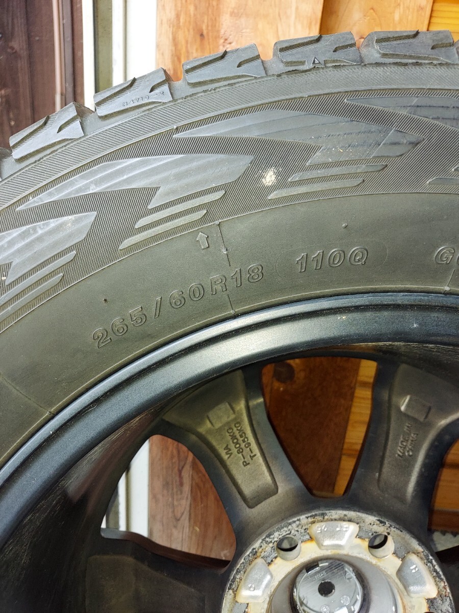 プラド150 18インチ スタッドレスホイルセット_画像4