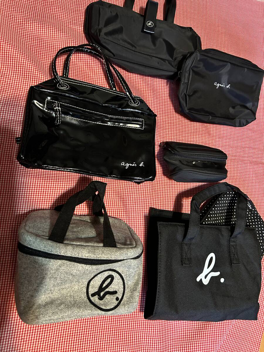 ★未使用　アニエスb ポ－チセット（非売品）★_画像1