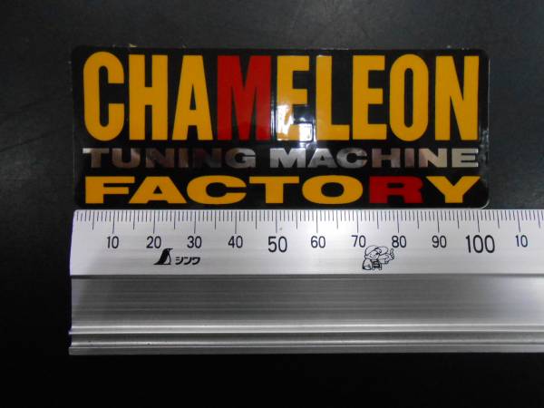 未使用品／カメレオンファクトリー　カメファク　ステッカー　黒背景　クリックポスト可_画像2