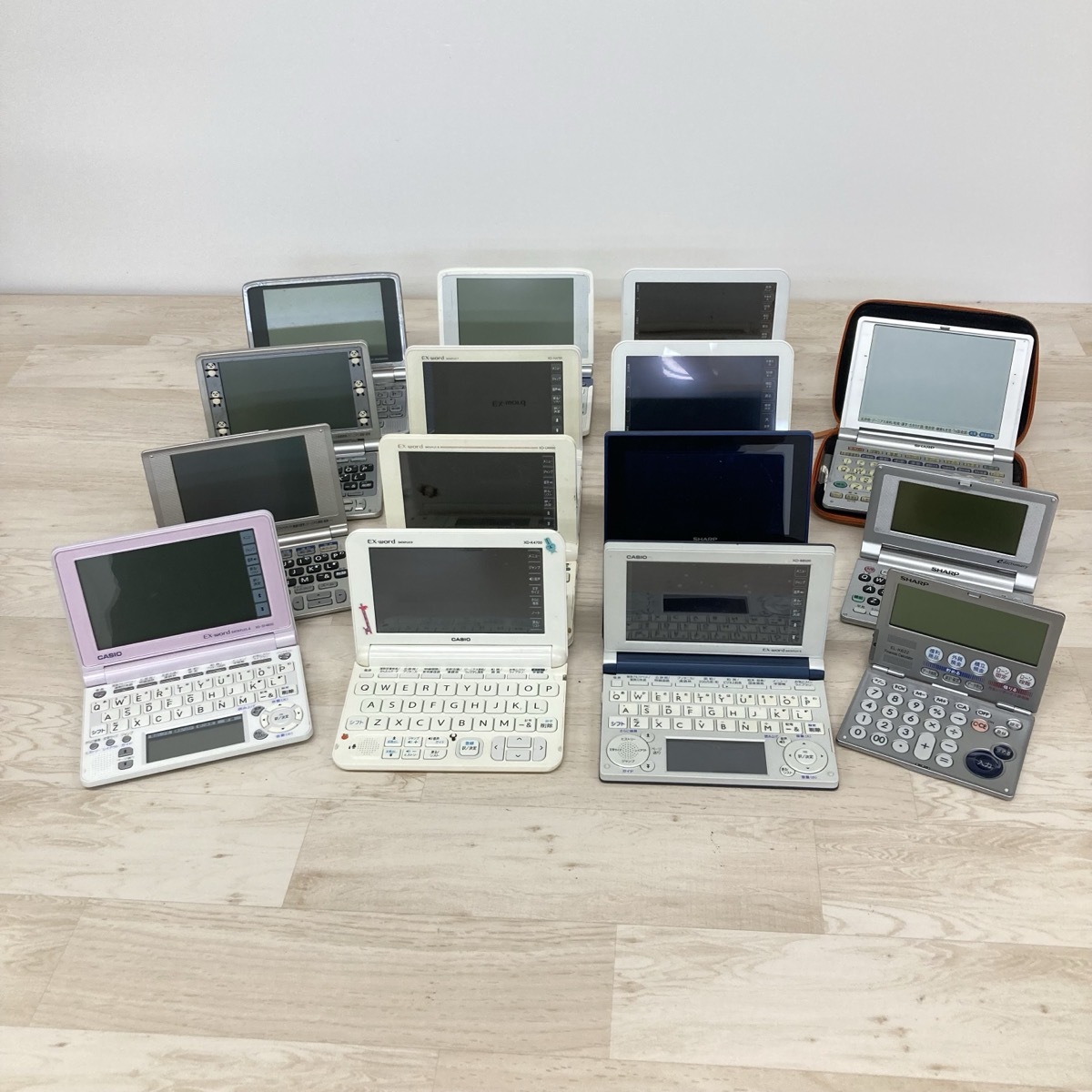 現状品 電子辞書 まとめ Brain ブレーン EX-word エクスワード SHARP シャープ　15点セット　まとめ[Q0180]_画像1