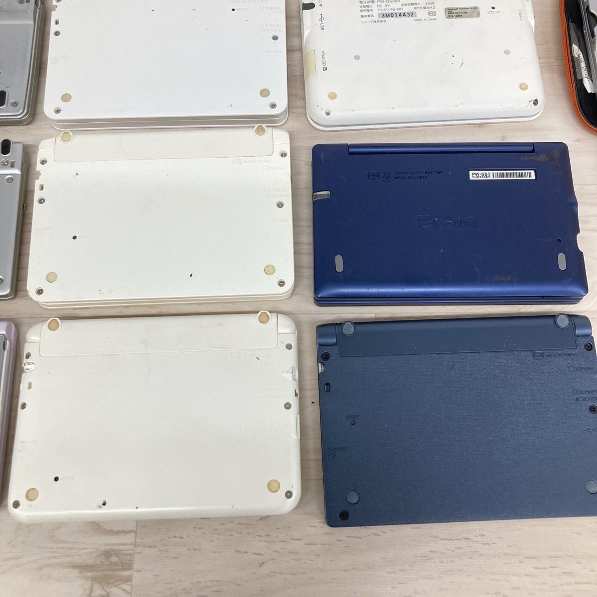 現状品 電子辞書 まとめ Brain ブレーン EX-word エクスワード SHARP シャープ　15点セット　まとめ[Q0180]_画像5