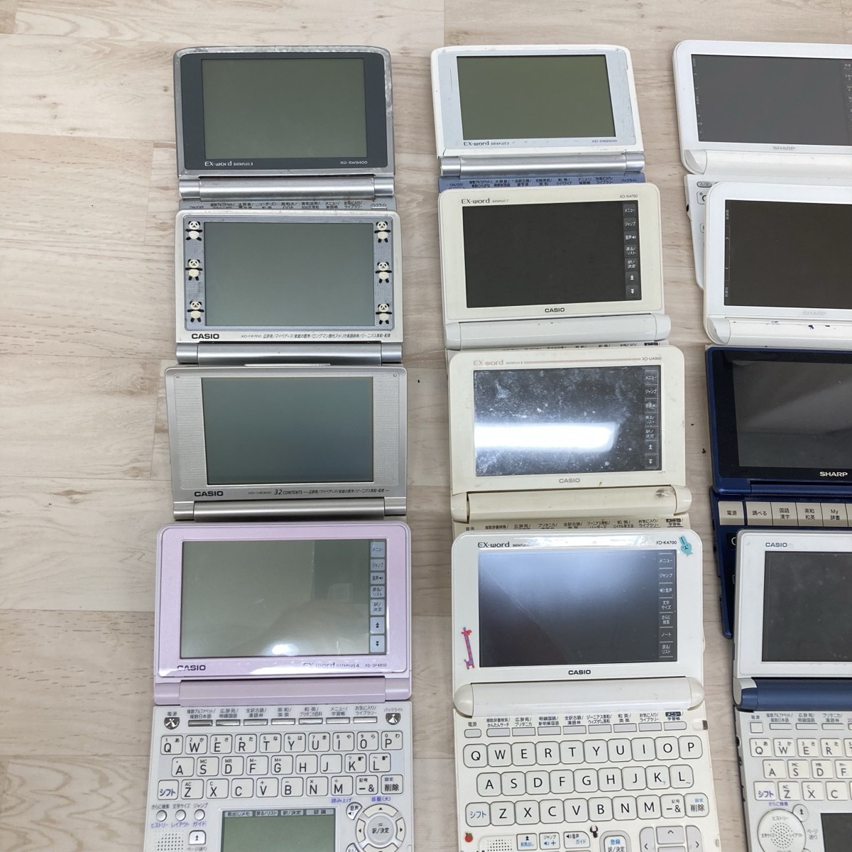 現状品 電子辞書 まとめ Brain ブレーン EX-word エクスワード SHARP シャープ　15点セット　まとめ[Q0180]_画像10