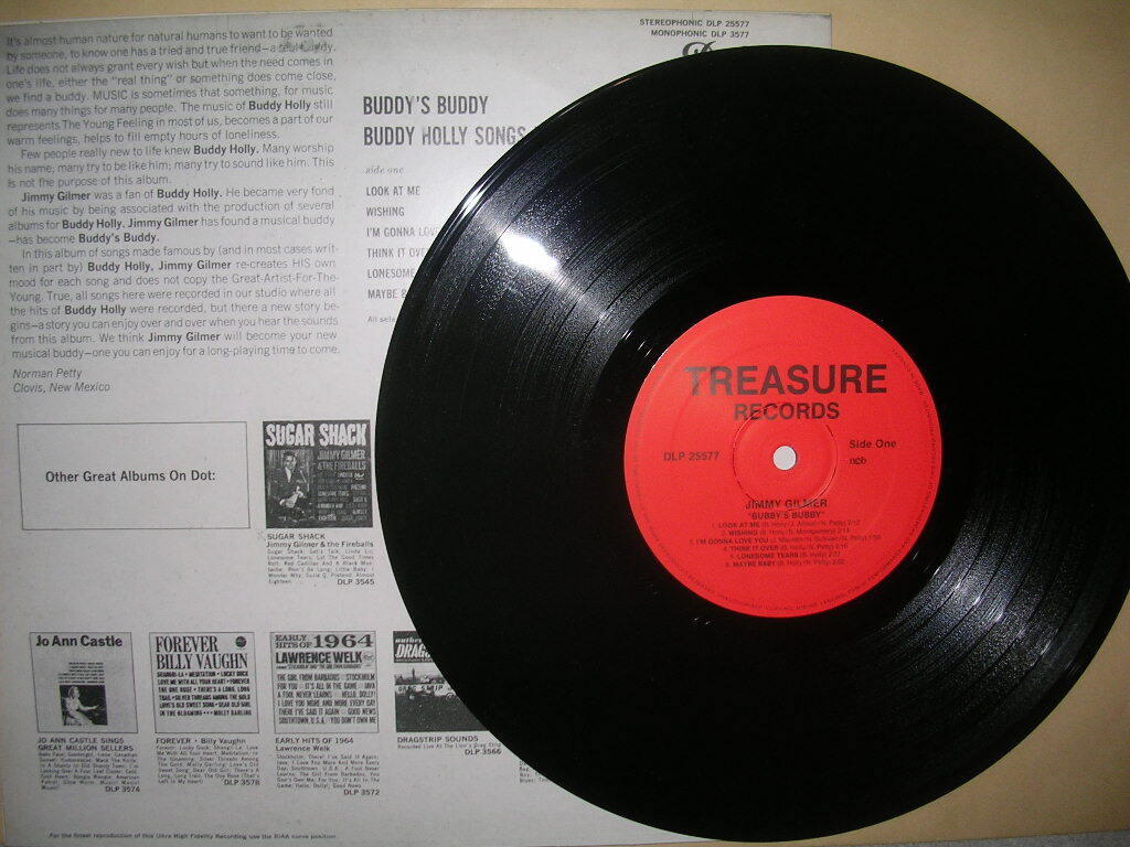 10インチ・リプロ盤「ジミー・ギルマー/バディーズ・バディー」_画像3