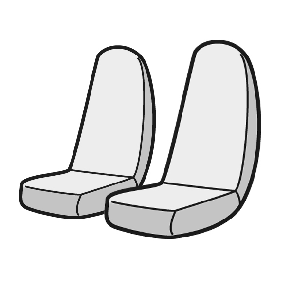 三菱 ミニキャブバン U61V / U62V (H11/02~H26/02) Azur アズール フロントシートカバー_画像2