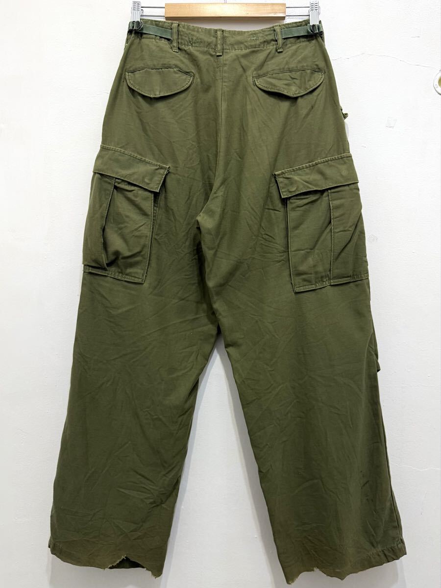 70s US ARMY M-65 フィールドパンツ ミリタリーグリーン ミリタリー アーミー カーゴパンツ アメリカ製 USA ヴィンテージ _画像2