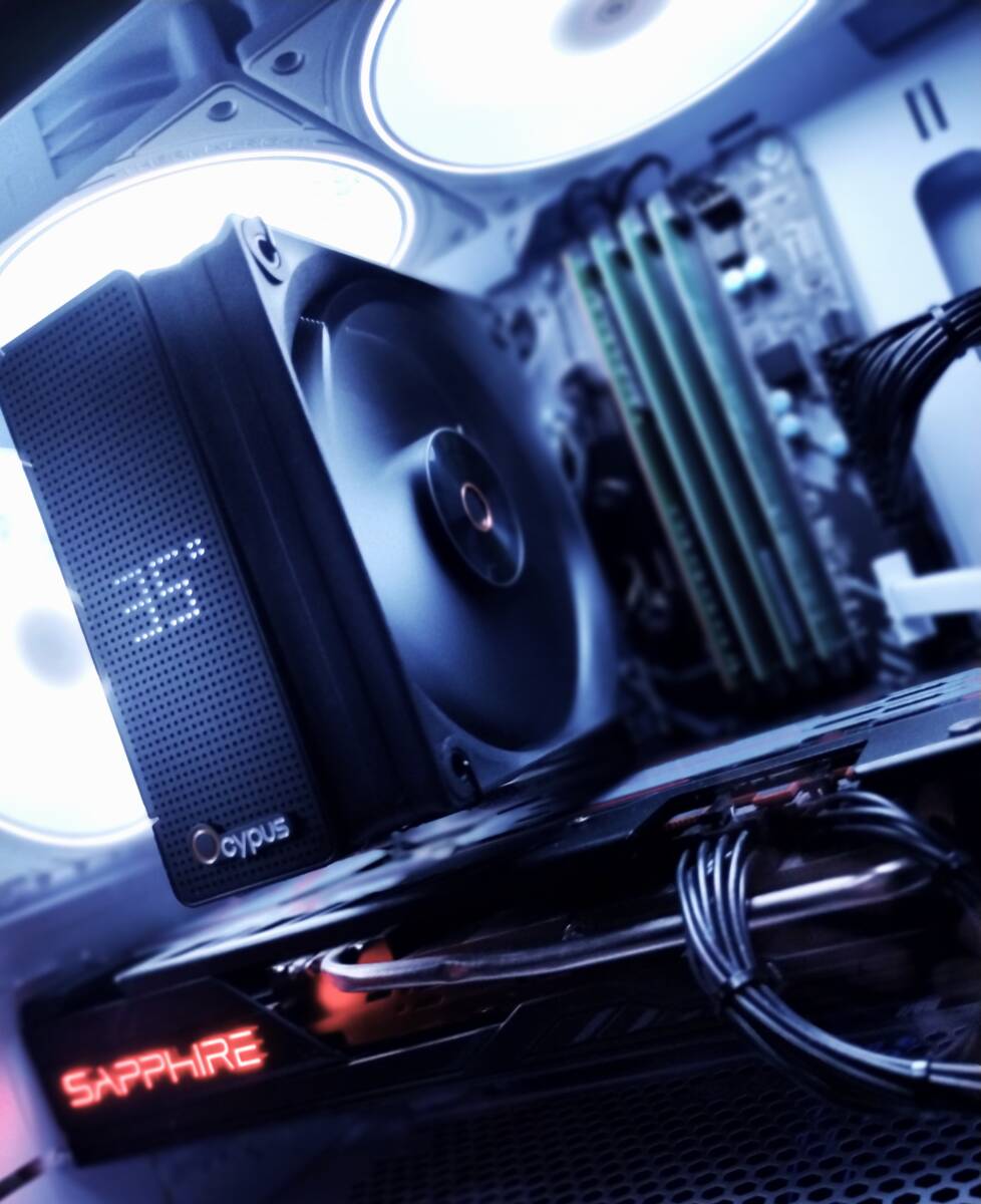 ゲーミングPC/Core i7 8700/RX5700/メモリ32G/新品NVMe512GB