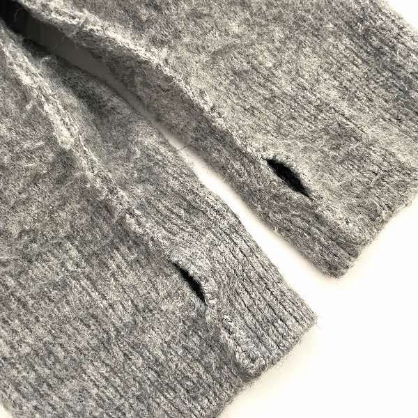 #wnc As Know As dubazo Ora kaAS KNOW AS de base olaca вязаный свитер 3 серый одноцветный большой размер женский [945212]