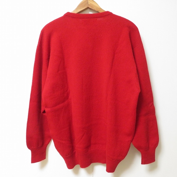 #wnc プリングルオブスコットランド PringleofScotland セーター ニット S 赤 ウール スコットランド製 ゴルフ メンズ [965584]_画像2