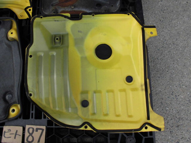 ホンダビートPP1 純正　エンジンフードカバー4点セット　87_画像9