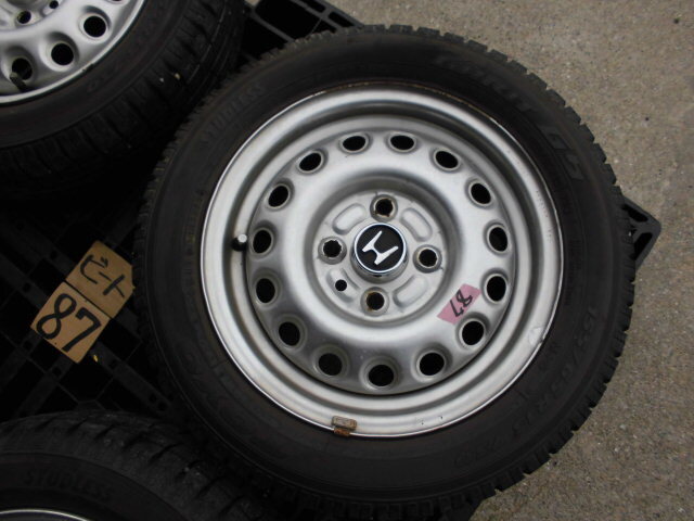 ホンダビートPP1 　純正　13.14インチタイヤホイール４本セット　87_画像3