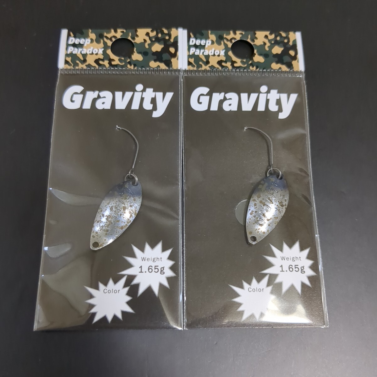グラビティ 1.65g シュルト 2枚セット トラウトアイランド  オリカラ ディープパラドックス_画像1