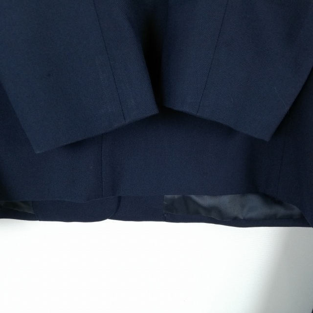 1円 イートン スカート 上下2点セット 170A 大きいサイズ 冬物 女子 学生服 東京篠崎第二中学 紺 制服 中古 ランクB EY4133_画像3