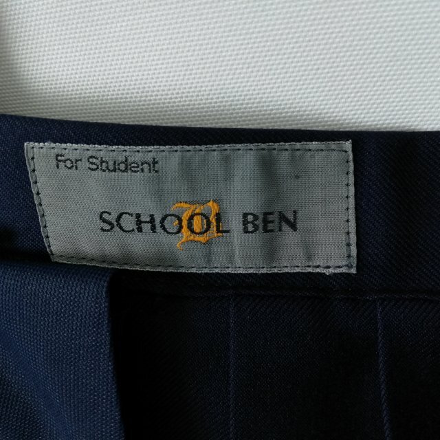 1円 イートン スカート 上下2点セット 170A 大きいサイズ 冬物 女子 学生服 東京篠崎第二中学 紺 制服 中古 ランクB EY4133_画像7