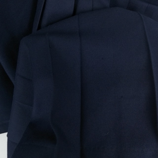 1円 イートン スカート 上下2点セット 170A 大きいサイズ 冬物 女子 学生服 東京篠崎第二中学 紺 制服 中古 ランクB EY4133_画像8
