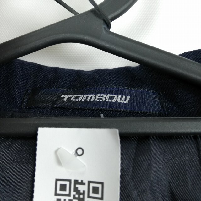 1円 ブレザー 上着 大きいサイズ 特大 トンボ 冬物 女子 学生服 岡山瀬戸南高校 紺 制服 中古 ランクC EY4199_画像7