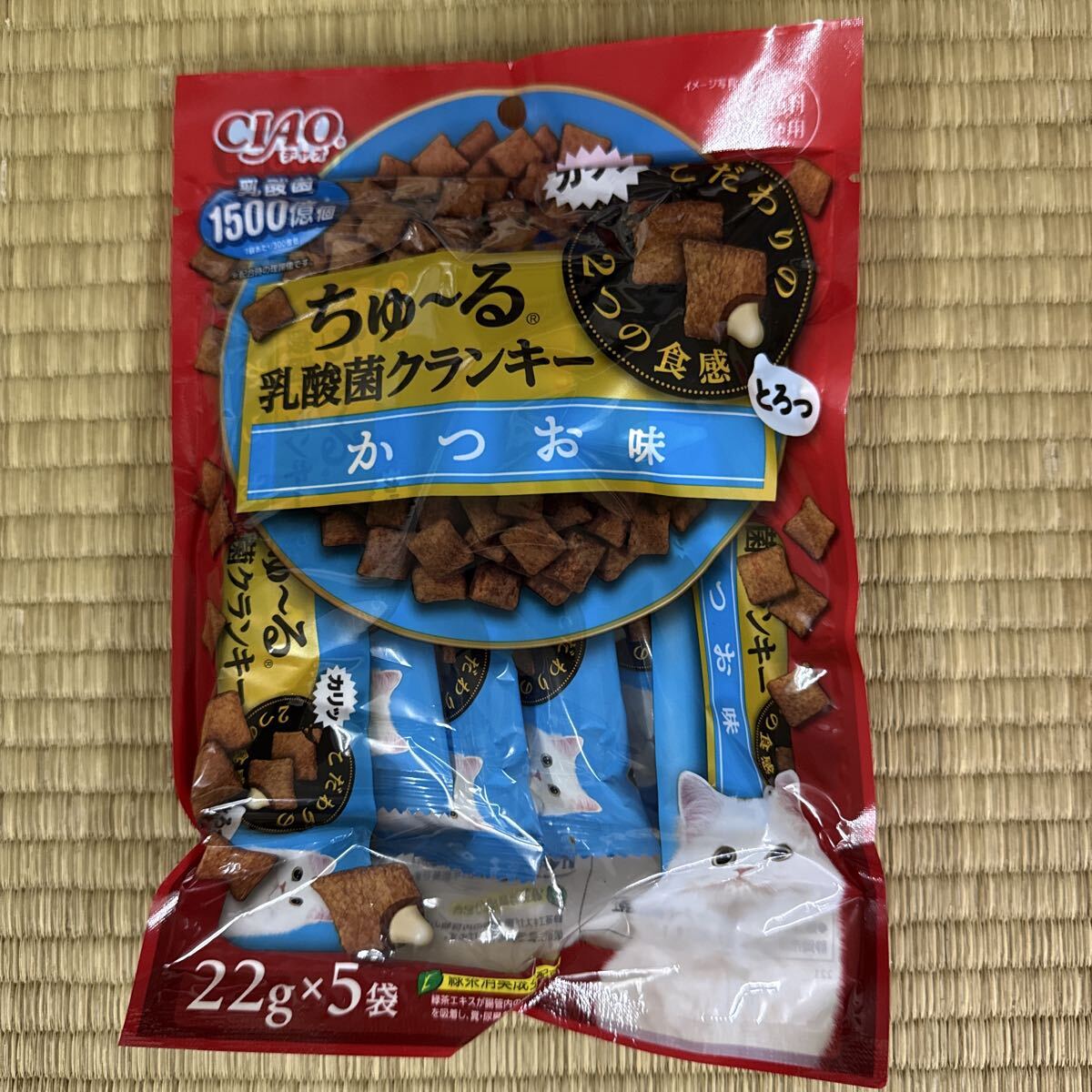 CIAOちゅーる 乳酸菌クランキーかつお味 1ケース C03-100_画像1