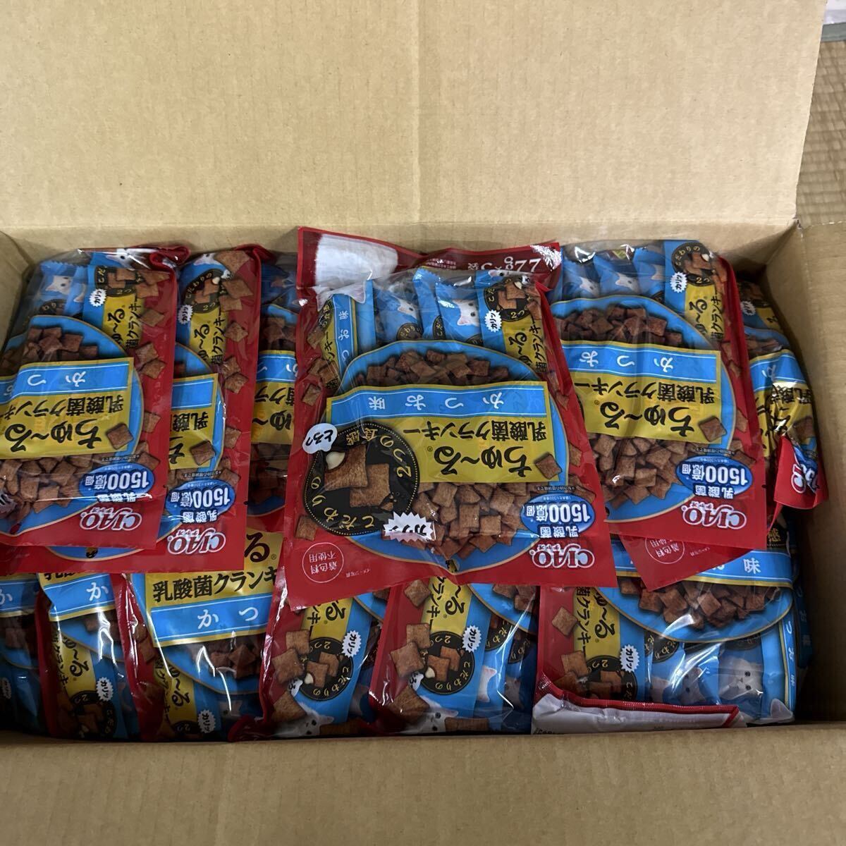 CIAOちゅーる 乳酸菌クランキーかつお味 1ケース C04-100_画像4