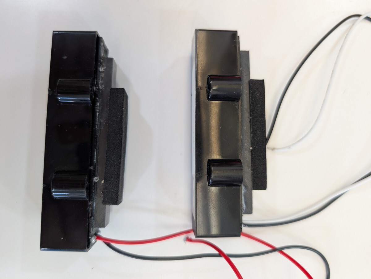 ジャズベース用セラミックピックアップセット。動作品。_画像2