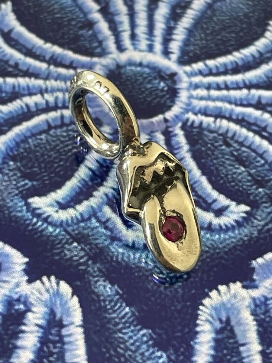 Chrome Hearts リップアンドタンチャーム　スターリングシルバー925 パヴェ_画像2