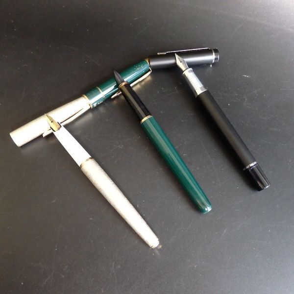 1円スタート 激レア PLATINUM プラチナ PILOT パイロット BURBERRY バーバリー 万年筆 ボールペン ペン先18K まとめ 11-4 41286_画像2