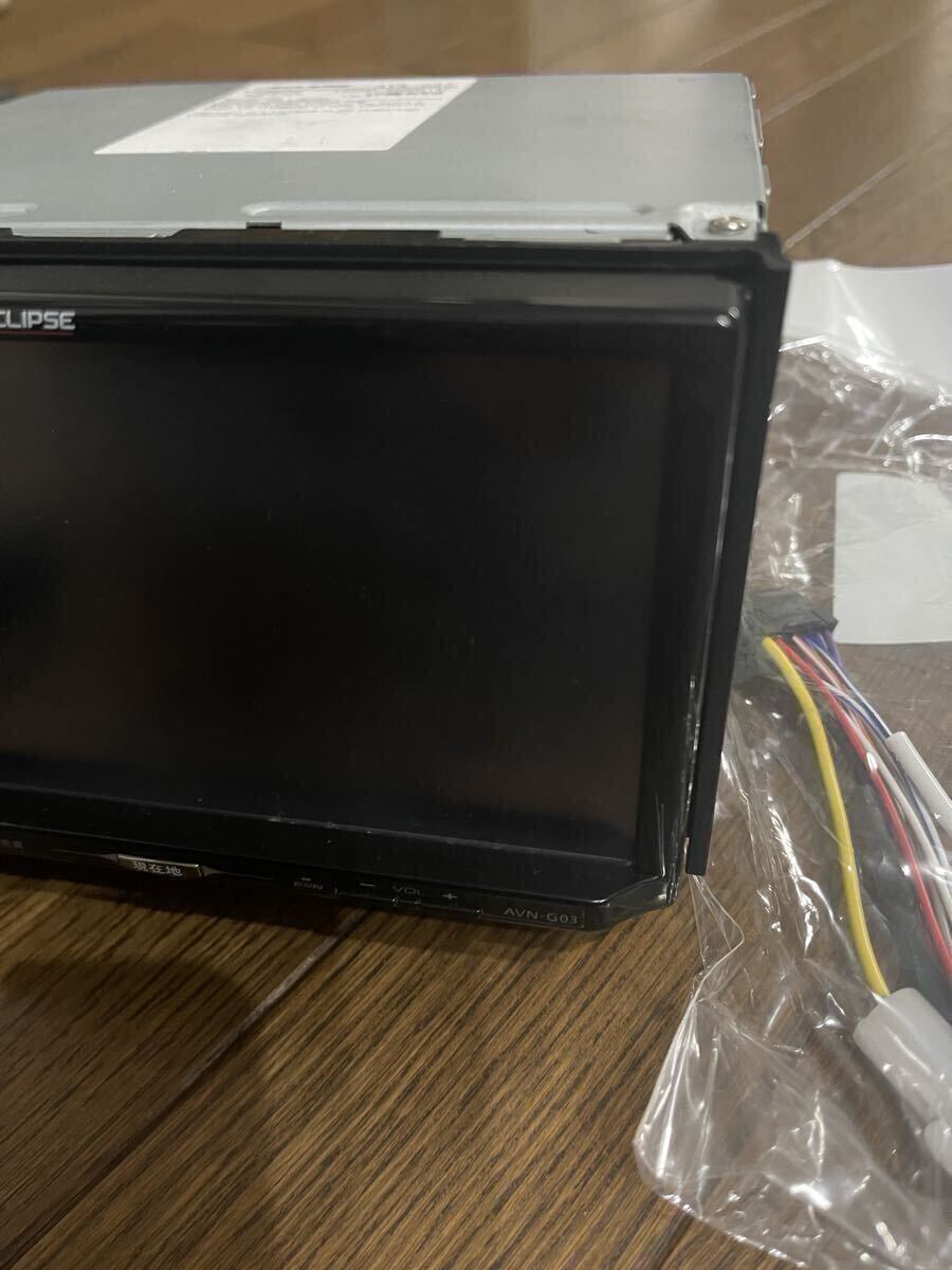 ECLIPSE イクリプス メモリーナビ AVN-G03 動作品 配線付類属 スズキ ポン付け 4X4フルセグTV DVDビデオ再生 送料無料の画像4
