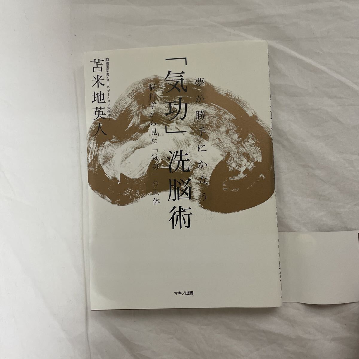★CD無し★ 夢が勝手にかなう 「気功」洗脳術★脳科学から見た「気功」の正体　古本　マキノ出版　苫米地英人_画像2