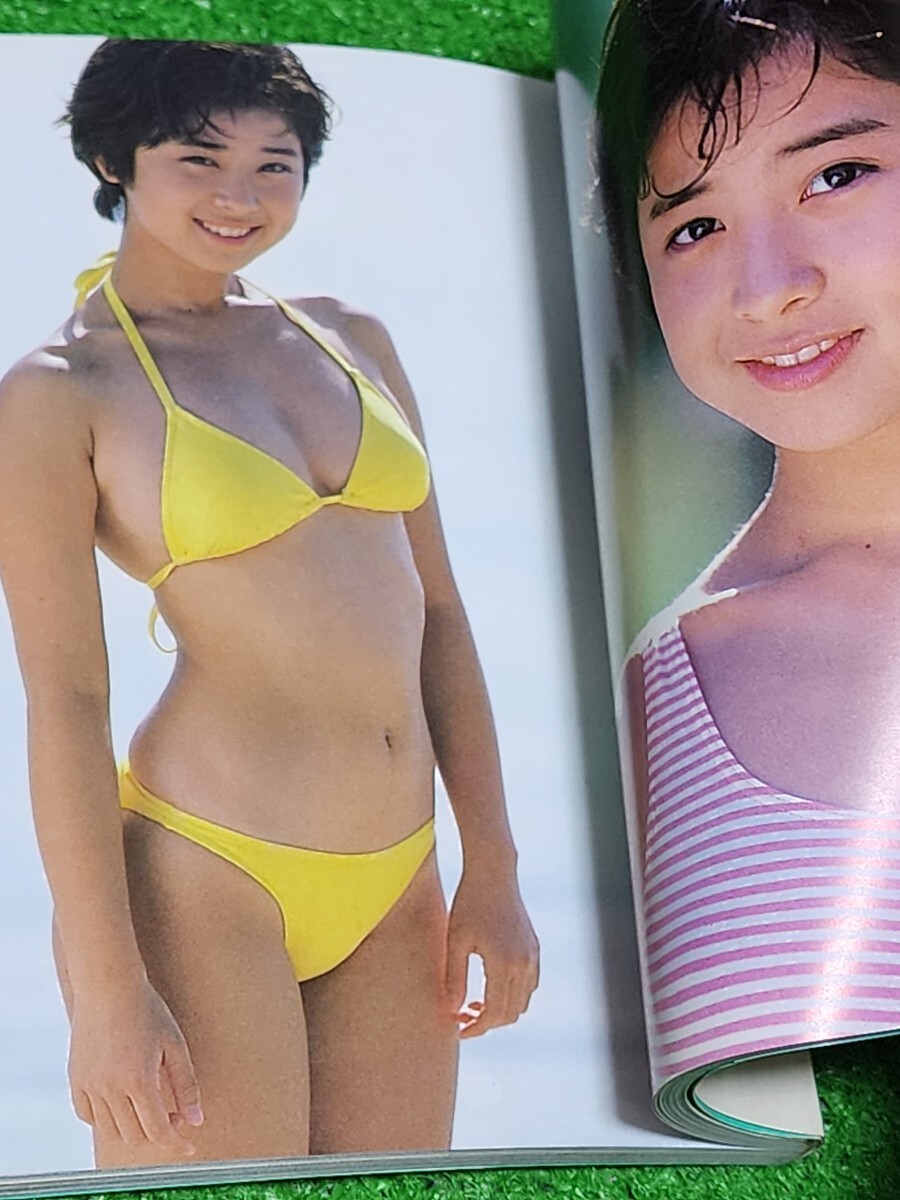 八木さおり 文庫本写真集 「さわやかな季節が...」 1987年初版本 OREフォトシリーズ _画像1