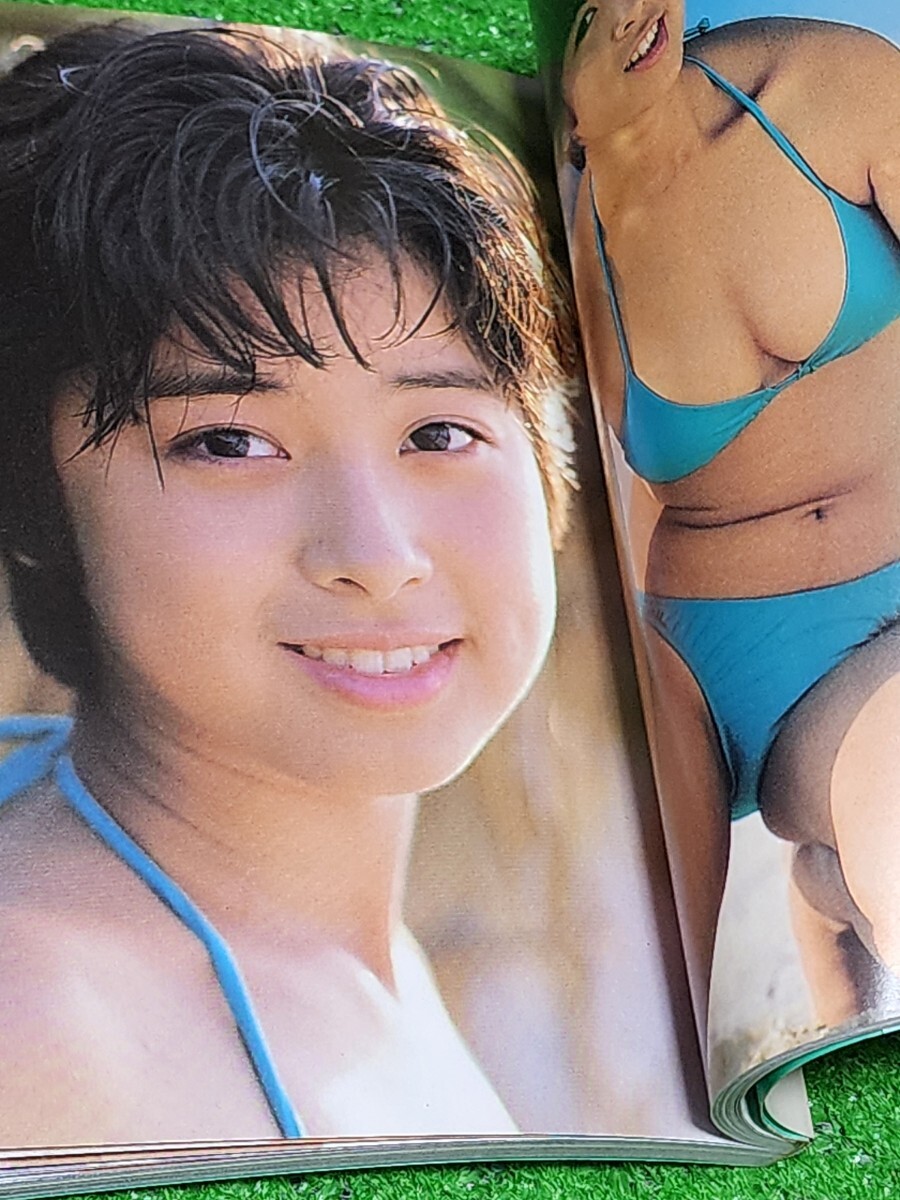 八木さおり 文庫本写真集 「さわやかな季節が...」 1987年初版本 OREフォトシリーズ _画像2