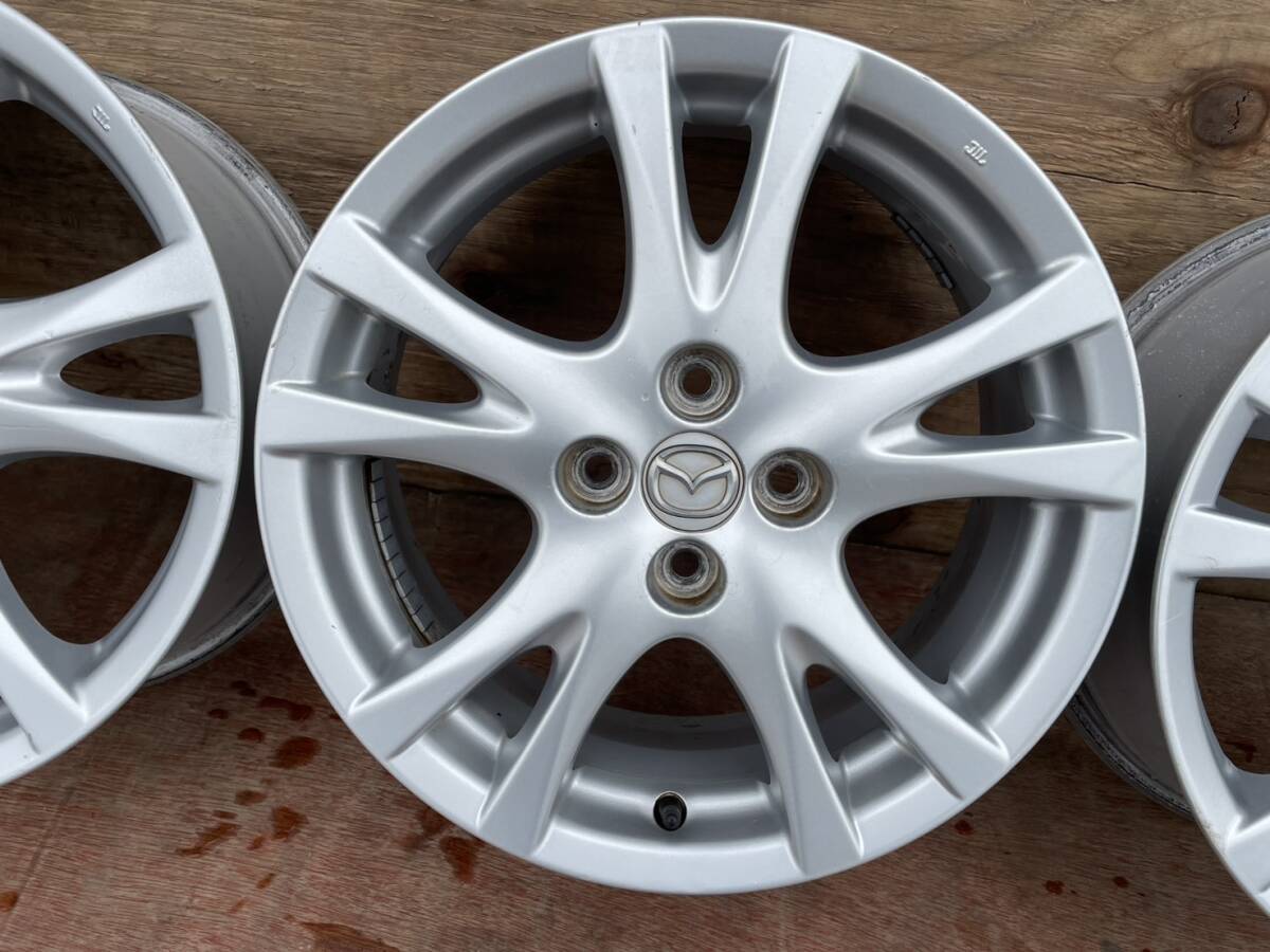 マツダ　純正ホイール　デミオ　スポルト　DE系　16インチ　6J　+50　PCD100　4穴　_画像4