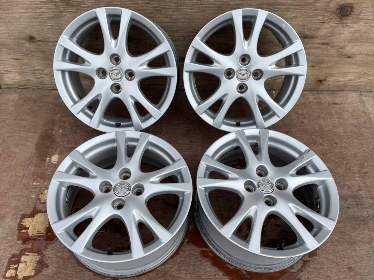 マツダ　純正ホイール　デミオ　スポルト　DE系　16インチ　6J　+50　PCD100　4穴　_画像1