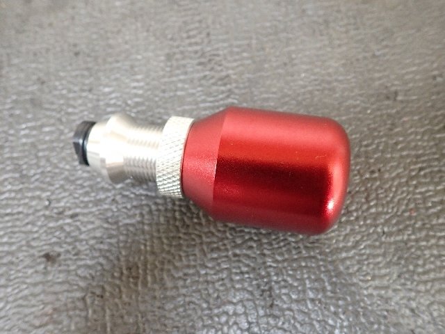 アルミシフトノブ 5MT/調整式 レッド/M12 中古の100円~♪_画像3