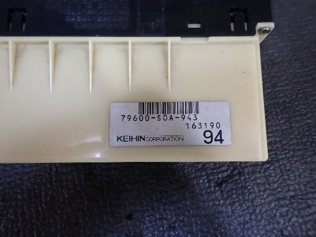 CL1 アコード ユーロR X 純正エアコン操作パネルスイッチ 79600-S0A-943 _画像4