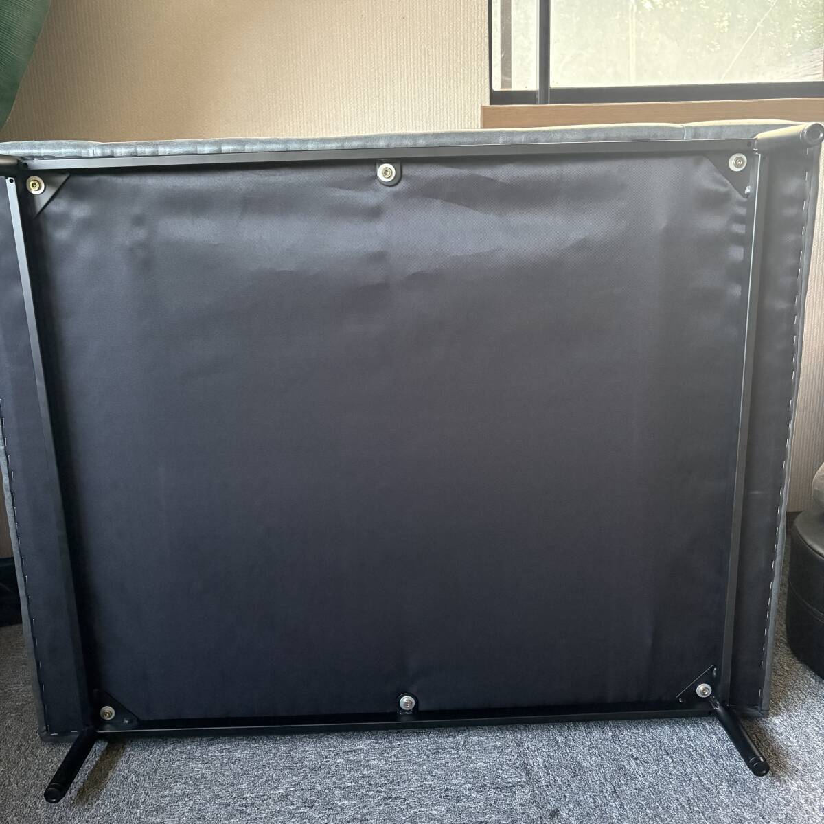 CRASH GATE クラッシュゲート■PLUTO プルート　ソファ　アッシュブラック　一人掛け■ヘッドレスト　アームテーブル付_画像7