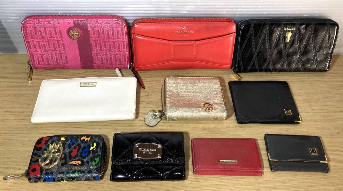財布・小銭入れ・キーケース・カードケース 10点 まとめて バーバリー・クロエ・マイケルコース・ダンヒル 他 現状品_画像1