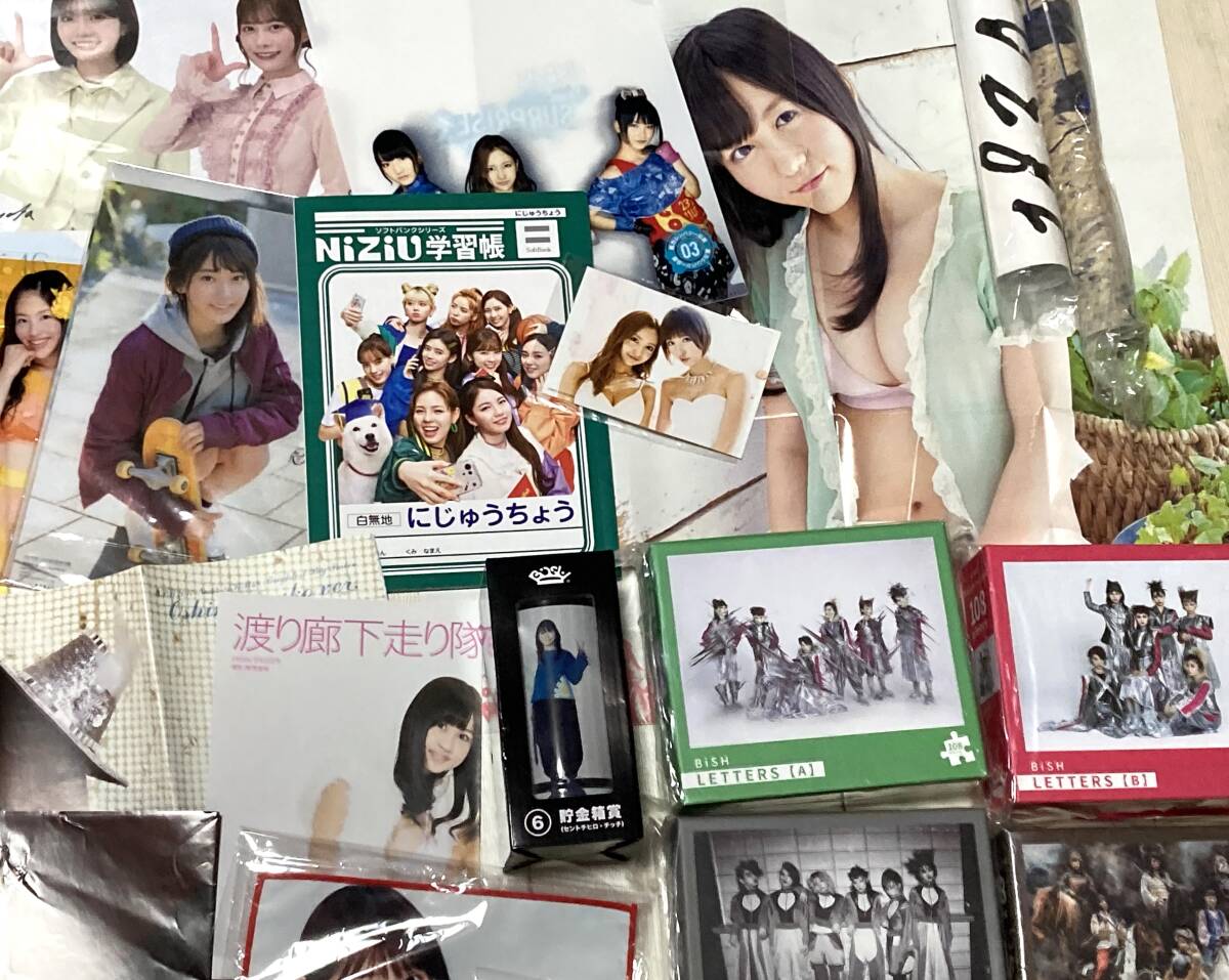 女性アイドル グッズ まとめ売り AKB SKE 乃木坂 欅坂 日向坂 グラビア系 ライブグッズ トレカ クリアファイル ポスター 他_画像7