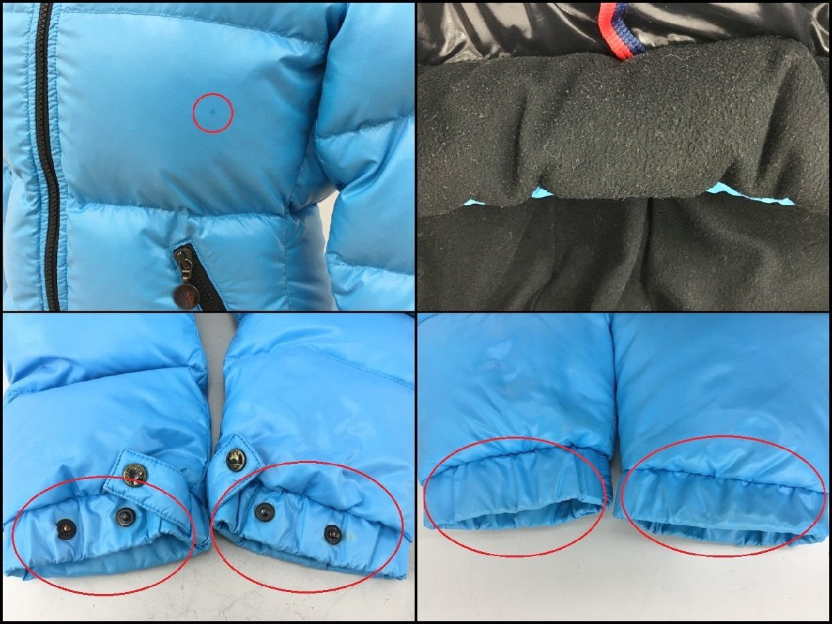 モンクレール MONCLER ダウンジャケット O 長袖 ブルー系 2510WT042_画像9