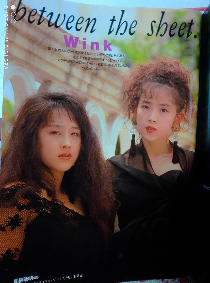 週刊プレイボーイ 1991年10月1日号 No.40☆千堂あきほ(表紙)/増田未亜8p小川範子7p Wink,4p原田和代5p沢口梨々子4p高岡早紀(両面pin+2p)_画像4