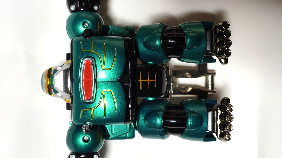 今月最終出品 BANDAI 百獣戦隊ガオレンジャー 超合金 ガオゴリラ 当時物 ジャンク扱い_画像2