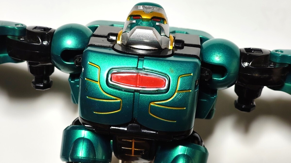 今月最終出品 BANDAI 百獣戦隊ガオレンジャー 超合金 ガオゴリラ 当時物 ジャンク扱い_画像8