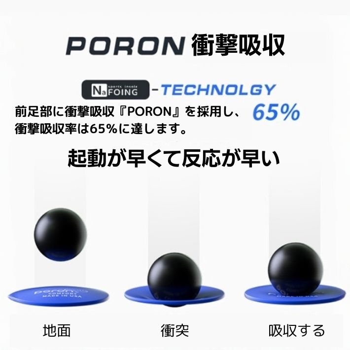 23.5~24cm衝撃吸収スーパーインソール調整 中敷 交換 ゴルフ スポーツ 運動靴アーチサポート クッション 柔らかい 蒸れない 消臭 抗菌_画像6
