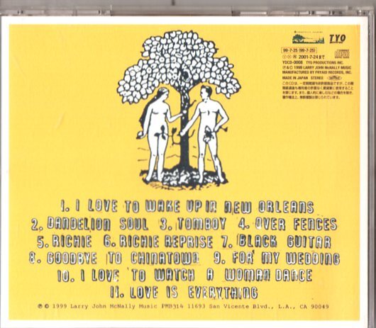 Larry John McNally /99 год / roots, вилка,ssw,AOR